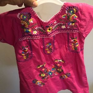 Cecil & Lou 12m Mexican Inspired Embroidered Dress